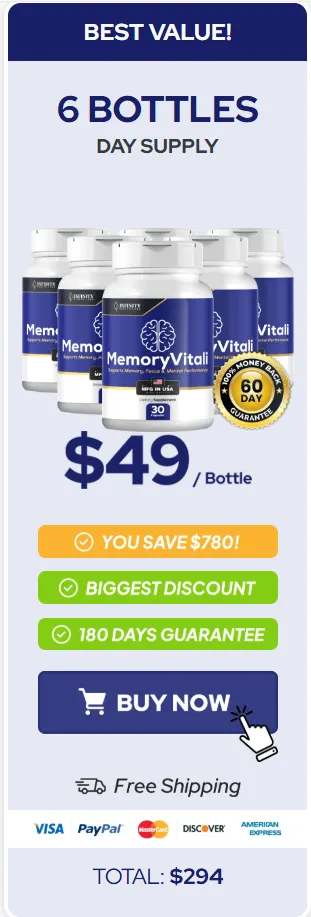 MemoryVitali - 6 Bottles